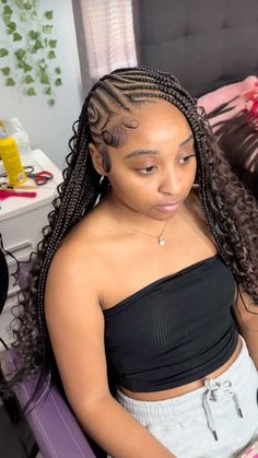 Braid Inspiration, Boho Twists, Cute Curly Hairstyles, Braided Hairstyles For Teens, Goddess Hairstyles, Pretty Braided Hairstyles, Holiday Hairstyles, African Braids Hairstyles