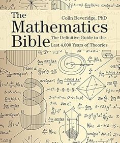 the book cover for the math textbook, which is written in black and white on parchment paper