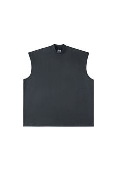 Sleeveless Tee v4 by IDLT from the Autumn/Winter '22 collection. Available in light gray, light green, dark gray, gray, and black. Made from 100% cotton, this unisex tee features an oversized fit, making it perfect for casual wear. Hand wash with water under 40°C, no bleach, and lay flat to dry. Size Chart: Size Chest (cm) Shoulder (cm) Length (cm) Sleeve S 128 56 72 / M 132 58 74 / L 136 60 76 / XL 140 62 78 / Gray Cotton Tank Vest, Washed Black Sleeveless Top For Streetwear, Sleeveless Washed Black Top For Streetwear, Solid Color Cotton Vest For Streetwear, Gray Cotton Vest Top, Gray Sleeveless Top For Streetwear, Casual Gray Vest For Streetwear, Black Oversized Sleeveless Top, Oversized Sleeveless Black Top