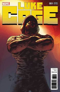 the cover to luke cage's comic book