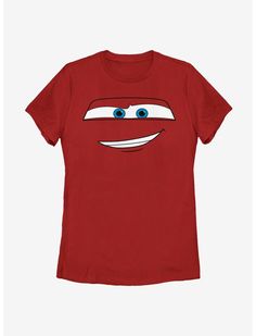 Lightning Mcqueen Shirt, Car Costume, Cars Mcqueen, Her Universe, Costume Shirts, Big Face, Disney Pixar Cars, Pixar Cars, Lightning Mcqueen