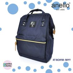 Navy Large Water Bottle, Unique Backpacks, Textile Company, Blue Backpack, Large Backpack, Bag Organization, Bago, Laptop Sleeves