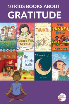 children's books about gratitude with the title, 10 kids books about gratitude