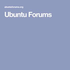 the ubuntu forum logo is shown in white on a light blue background