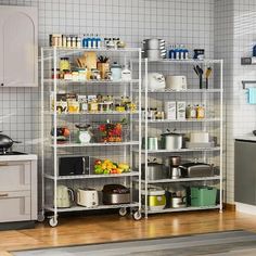 a kitchen filled with lots of food and cooking utensils