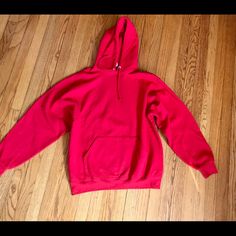 Brand New And Never Used. Cozy And Soft Red Hoodie. Large. Red Winter Sweatshirt, Red Cotton Sweatshirt For Winter, Cozy Fit Red Tops For Winter, Red Hooded Fleece Sweater, Cozy Red Sweater With Ribbed Cuffs, Red Fleece Sweatshirt With Drawstring Hood, Red Fleece Sweatshirt With Adjustable Hood, Red Fleece Hoodie Sweatshirt, Red Fleece Winter Sweater