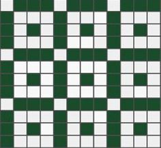 a green and white checkerboard pattern is shown in the middle of this image