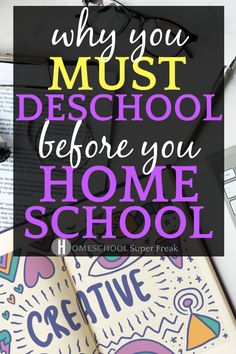 an open book with the title why you must school before you homeschool