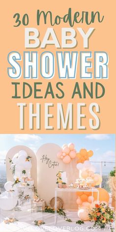 Modern baby shower ideas and themes. Non Traditional Baby Shower Ideas, Classy Baby Shower Ideas, Modern Baby Shower Ideas, Modern Baby Shower Themes, Food Baby Shower, Traditional Baby Shower, Boho Baby Boy, Baby Shower Ideas For Boys, Modern Baby Shower Games