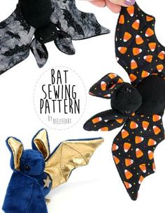 the bat sewing pattern is easy to sew