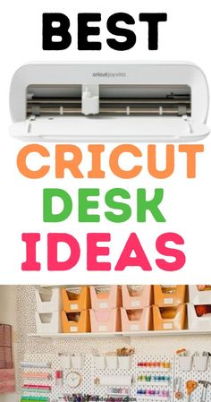 the best cricut desk ideas for kids to use in their crafting projects