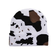 PRICES MAY VARY. 🐮ELEGANT DESIGN: This loose knit animal print winter hats stands out for its variety of designs. We offer a wide range of print styles to choose from, including leopard ,cow and cuffed skull Print caps will be easy matching with your outfit, scarf and gloves for daily wear. 🐮ONE SIZE FIT MOST: Winter cow print hats for women circumference: 56-58cm /22-22.83 inch. This leopard print winter beanies can be stretched to fit most, will make you feel warm and chic. The everyday wear Cow Print Beanie, Cow Beanie, Skull Hat, Beanie Hats For Women, Winter Hats For Men, Winter Hats Beanie, Cow Pattern, Winter Hats For Women, Cute Cows