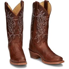 Vickery 12" Western Boot | Justin Boots Justin Boots Womens, Twisted X Boots, Womens Work Boots, Boots Square Toe, Cowgirl Boot, Leather Western Boots, Cowgirl Chic, Ostrich Leather, Justin Boots