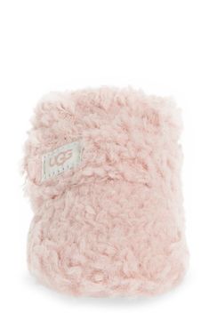 Your little one will take center stage in snuggly soft booties that showcase a logo patch on a hook-and-loop closure that ensures easy on and off. Adjustable hook-and-loop strap Textile upper and lining/suede or synthetic sole Imported Kids' Shoes Casual Pink Winter Booties, Comfortable Winter Booties With Plush Lining, Cozy Soft Booties With Round Toe, Winter Round Toe Booties, Casual Winter Booties, Soft, Casual Soft Winter Booties, Cozy Winter Booties With Soft Sole, Casual Winter Booties, Center Stage