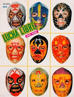 an advertisement for the mexican wrestling team, which is featured in this advertiser's book