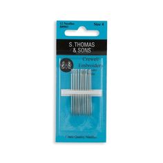 the st thomas & sons crochet embroiderer needles