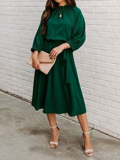 Long Sleeve Turtleneck Dress, Maxi Dress Outfit, Women Long Sleeve Dress, Solid Color Dress, Midi Dress Casual, Long Sleeve Turtleneck, Polyester Dress, Turtle Neck Dress