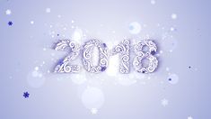 the word 2013 is made up of paper snowflakes and stars on a blue background