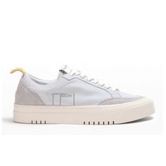 Oncept London Sneaker (Women) - Moonstone Athletic - Casual - Lace Up - The Heel Shoe Fitters Orange Details, Leather Socks, Casual Lace, The London, Digital Photography, Calf Leather, Moonstone, Womens Sneakers, Two Tone