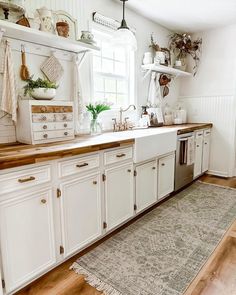 the kitchen is clean and ready to be used as a place for cooking or eating