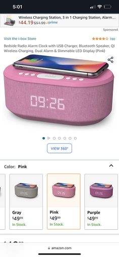 an image of a cell phone and other items on the store's website page