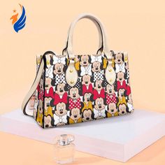 Introducing the Mickey Mouse Leather Bag Handbag for Women! Embrace your love for Disney with this stylish and versatile accessory. Minnie Mouse Pattern, Leather Bag Tag, Mouse Pattern, Cartoon Bag, Leather Handbags Women, Timeless Accessories, Kawaii Clothes, Women Leather, Small Wallet