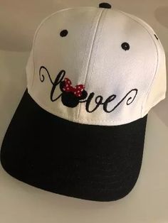 Disney Mickey or Minnie Mouse Hat Embroidered Baseball Adjustable Adult | eBay Disney Hats Women, Princess Hat, Disney Hats, Hats Women, Embroidered Baseball, Roblox Pictures, Stylish Hats, Car Stuff, Disney Mickey