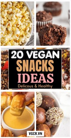 20 vegan snacks that are delicious and healthy