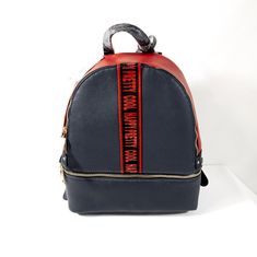 New With Tags In Package! - Navy And Red - Adjustable Straps - Double Zipper - 12" X 11" X 6" Red Bags For Back To School, Mini Backpack, Red Blue, Red And Blue, Adjustable Straps, Color Blue, Bag Lady, Backpacks, Zipper