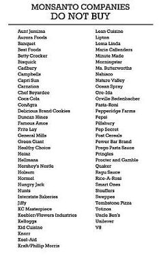 While GMO (Genetically Modified) is not new to me, I never looked it up before. It lead me to many links including Project Avalon. Photo list above:  "Thread: GMO FOOD Company's List not to buy from" by ljwheat. ::  (This probably cuts about 1/3rd of my diet.) Pasta Roni, Chef Boyardee, Procter And Gamble, Aunt Jemima, Lean Cuisine, Betty Crocker