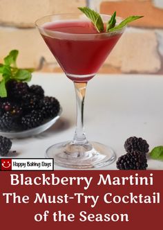 blackberry martini the must - try cocktail of the season