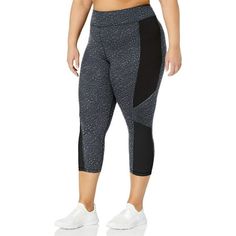 Just My Size is now JMS by Hanes Add dramatic touches to your workout wardrobe with these capris. You'll be a blur of color as you work out or jog by! Size: 2X.  Color: Black.  Gender: female.  Age Group: adult. Sporty Black Capris For Sports, Black Compression Capris For Workout, Black Compression Capris For Sports, Sporty Black Moisture-wicking Capris, Black Sporty Moisture-wicking Capris, Sporty Black Capris With Moisture-wicking, Black Athleisure Capris For Sports, Black Sports Capris, Black Moisture-wicking Athleisure Capris