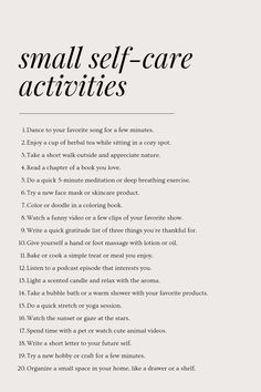 🌿 Take a moment to nurture your mind, body, and soul with these easy self-care activities. From a soothing cup of tea to a mindful walk in nature, these little acts of self-love will recharge your batteries and boost your well-being. Prioritize yourself today and cultivate a happier, healthier you! 💖✨  #SelfCare #SelfLove #Wellness #Mindfulness #SelfCareRoutine #HealthyHabits #MeTime #StressRelief #SelfCareIdeas #HealthyLiving #WellnessTips #MindBodySoul #Positivity #SelfCareActivities Self Care Examples, Creative Self Care Ideas, Check Your Battery Self Care, List Of Self Care Activities, 2025 Self Care, Self Care Products Small Business, Winter Wellness Tips, Ways To Take Care Of Yourself, Self Care Therapy Activities