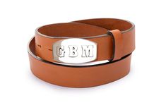 "This is a traditional, handmade, Argentinian gaucho belt with a personalized silver-plated buckle. FEATURES: ✓ World-class Argentinian leather ✓ Silver-plated buckle (made from scratch in German silver) ✓ Carving of two or three initials (Capital letters) ✓ Width: 1.38\" There are two color options for the leather. You can find the other design here: https://www.etsy.com/listing/677300095 SHIPPING Your personalized order will take around 2 weeks (hopefully a couple of days faster) to be deliver Classic Silver Belt Buckles, Classic Formal Belt Buckles With Engraved Logo, Classic Silver Buckle Belt Buckles As Gift, Classic Formal Belt With Engraved Logo, Classic Silver Buckle Belt As Gift, Classic Adjustable Belt Buckle With Matching Belt, Formal Adjustable Engraved Belt, Classic Engraved Belt Buckles As Gift, Custom Engraved Brown Belts