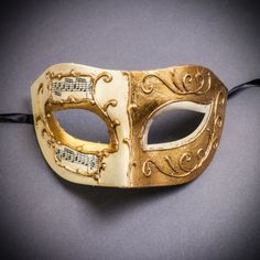 100% Brand New, High Quality Made From High Quality Paper Molding, Resin Approximate 4" Tall And 8" Wide Unisex Mask Fit Fit Both Men And Women Adult Comes With Ribbons On 2 Sides To Wear And Keep The Mask In Place On Your Face Usm-M3157-Wtgo Black And Gold Masquerade Mask, Venetian Masquerade Party, Masquerade Mask Black, Gold Masquerade Mask, Venetian Masquerade Masks, Fantasy Clothes, Feather Mask, Venetian Masquerade, Mask Masquerade