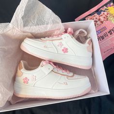 Fashion Sakura Shoes/Sneakers PN4909 ●Size:please see the picture. ●Material: pu ●About Shipping: We attach great importance to the orders of each customer and parcel delivery. 1.Processing time: 2-3 business days. 2.Shipping time: 10-15 business days to US, please allow 3-4 weeks shipping to other country.(Shipping times can be affected by variable customs clearance times or public holidays.) Kawaii Shoes Sneakers High Tops, Kawaii Pink Sneakers With Round Toe, Pink Kawaii Sneakers With Round Toe, White Synthetic Kawaii Sneakers, Pink Harajuku Sneakers For Spring, Spring Outfits 2022, Outfits Petite, Parcel Delivery, Early Spring Outfits