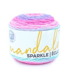 a skein of yarn with the words nandali sparkle eclair on it