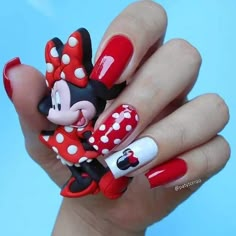 Pop Art Nails, Kutek Disney, Nail Designs Valentines