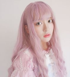 Pastel Purple Pink 60cm Long Curly Wigs Cosplay Wig Long Curly Wigs, Purple Cosplay, Wigs Cosplay, Pastel Purple, Cosplay Wig, Indie Brands