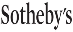 the logo for sotheby's is shown in black on a white background