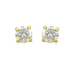 This fabulous jewelry is available for diamond exchange redemption or at full retail price. 14K White or Yellow Gold Earrings(approx. 1/3 ct. tw.)...appraised at $390! This piece is part of the Diamond Rewards program. To acquire this you would need 30 of our .03ct diamonds. Feel free to BUY NOW at the Retail Price if you love our Custom Jewelry! Beautifully designed in 14K gold, set in four-prongs. With friction backs to help secure. These real natural mined diamonds are upgraded to feature rou Yellow Gold Earrings, Colorless Diamond, Rewards Program, Diamond Stud Earrings, Fabulous Jewelry, Yellow Gold Earring, Diamond Stud, Gold Set, Diamond Earrings Studs