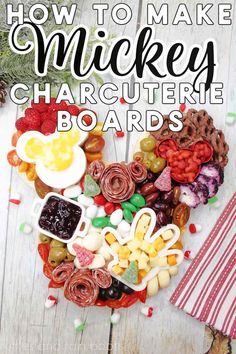 Add some magic to your holidays with this Mickey Mouse charcuterie board! Easy to put together in 30 minutes, it's the perfect appetizer that adds charm and whimsy to any celebration.