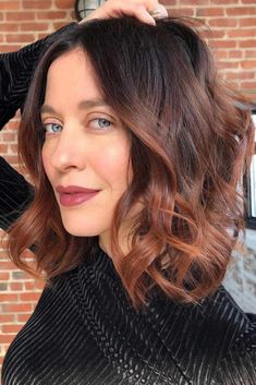 Ombre Hair Styles, Ombre Short Hair, Grey Balayage, Auburn Ombre, Short Ombre, Sassy Haircuts, Short Ombre Hair, Sassy Hair