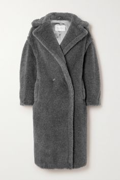 Max Mara's cult 'Teddy Bear' coat was such a hit when it first launched in 2013 that it was reissued again and again - the label says that wearing it "feels like returning home." This oversized style is made from wool and alpaca with touches of silk for a super soft handle. Layer yours over everything from slip dresses to leather pants. Gray Teddy Bear, Teddy Bear Icon, Bear Icon, Grey Teddy Bear, Alpaca Coat, Bottega Veneta Clutch, Teddy Bear Coat, Wool Coat Women, Slip Dresses