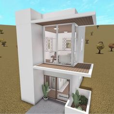 Bloxburg Loft Layout Ideas, Blockburg Tiny House, Cute Tiny House Bloxburg, Small Aesthetic House Bloxburg, Bloxburg House Ideas Aesthetic 2 Story, Tiny Apartment Bloxburg, Small Houses On Bloxburg, Loft In Bloxburg, Roblox Tiny House Ideas