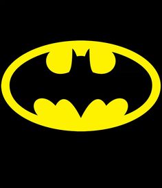 the batman symbol on a black background