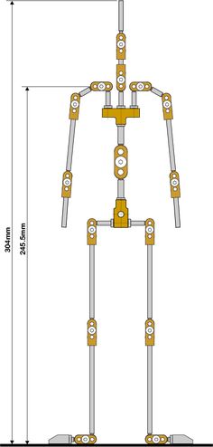 a drawing of a three way street light with two different types of lights on each pole