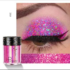 New Extremely Pigmented Glitter Eyeshadow Sparkling Eyes