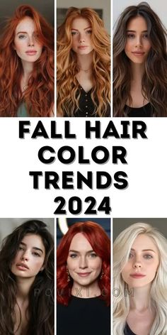 Color Trends 2024, Copper Blonde, Fall Hair Color Trends, Fall Hair Trends, Red Heads, Going Gray, Hair Color And Cut, Short Hairstyle, Fall Hair Color