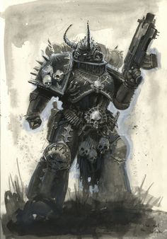 40k Chaos, Warhammer Aos, Marine Art, 다크 판타지